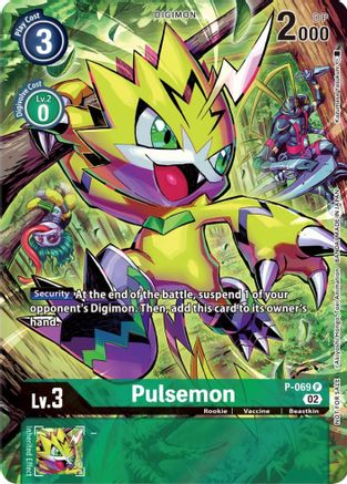 Pulsemon - P-069 (Official Tournament Pack Vol.10) (P-069) [Digimon Promotion Cards] Foil - Deck Out Gaming