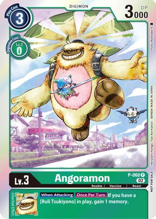 Angoramon (Winner Pack Royal Knights) (P-060) [Digimon Promotion Cards] Foil - Deck Out Gaming