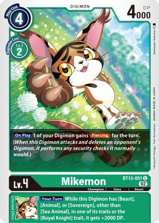 Mikemon (BT13-051) [Versus Royal Knights] - Deck Out Gaming