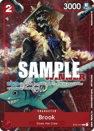 Brook (Winner Pack Vol. 4) (ST01-011) [One Piece Promotion Cards] Foil - Deck Out Gaming