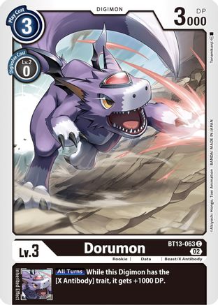 Dorumon (BT13-063) [Versus Royal Knights] - Deck Out Gaming