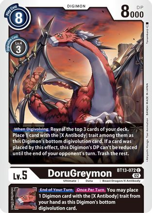 DoruGreymon (BT13-072) [Versus Royal Knights] - Deck Out Gaming