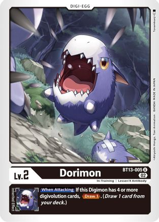 Dorimon (BT13-005) [Versus Royal Knights] - Deck Out Gaming