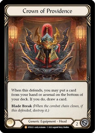 Crown of Providence (DTD221) [Dusk till Dawn] - Deck Out Gaming