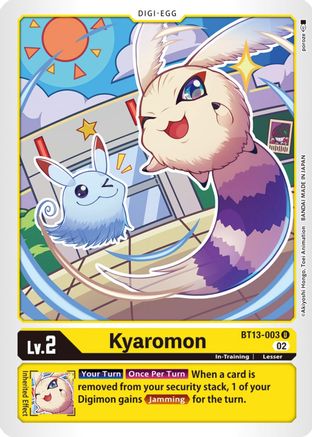 Kyaromon (BT13-003) [Versus Royal Knights] - Deck Out Gaming