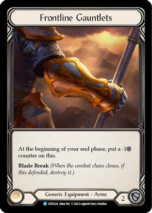 Frontline Gauntlets (DTD224) [Dusk till Dawn] - Deck Out Gaming
