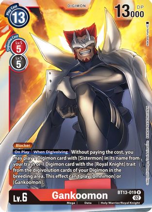 Gankoomon (BT13-019) [Versus Royal Knights] Foil - Deck Out Gaming