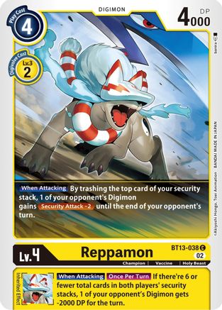 Reppamon (BT13-038) [Versus Royal Knights] - Deck Out Gaming