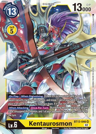 Kentaurosmon (BT13-046) [Versus Royal Knights] Foil - Deck Out Gaming