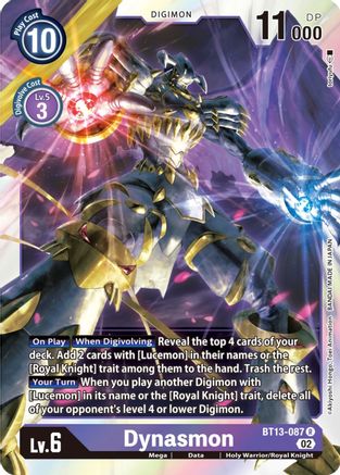 Dynasmon (BT13-087) [Versus Royal Knights] Foil - Deck Out Gaming