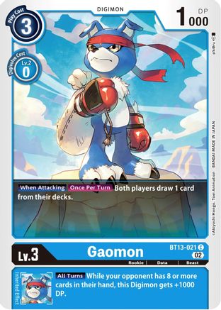 Gaomon (BT13-021) [Versus Royal Knights] - Deck Out Gaming