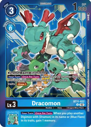 Dracomon (Event Pack 5) (BT11-022) [Dimensional Phase] Foil - Deck Out Gaming