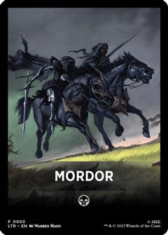 Mordor Theme Card (3) [Universes Beyond: The Lord of the Rings: Tales of Middle-earth] - Deck Out Gaming