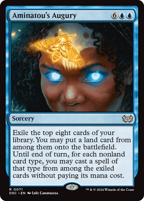 Aminatou's Augury (71) [Duskmourn: House of Horror Commander] - Deck Out Gaming