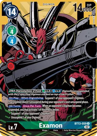 Examon (Alternate Art) (BT13-059) [Versus Royal Knights] Foil - Deck Out Gaming
