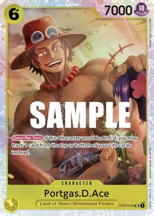 Portgas.D.Ace (ST09-010) [Starter Deck 9: Yamato] Foil - Deck Out Gaming