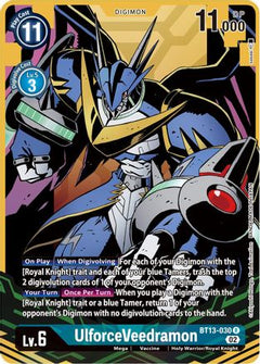UlforceVeedramon (Alternate Art) (BT13-030) [Versus Royal Knights] Foil - Deck Out Gaming
