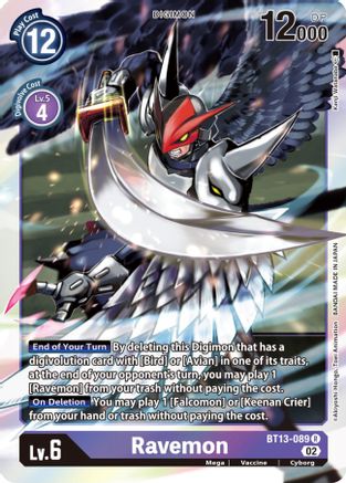 Ravemon (BT13-089) [Versus Royal Knights] Foil - Deck Out Gaming