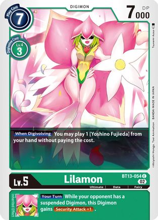 Lilamon (BT13-054) [Versus Royal Knights] - Deck Out Gaming