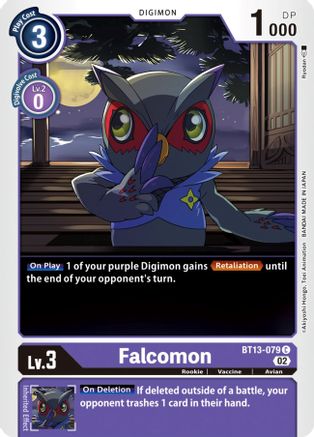 Falcomon (BT13-079) [Versus Royal Knights] - Deck Out Gaming