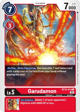 Garudamon (BT13-014) [Versus Royal Knights] - Deck Out Gaming