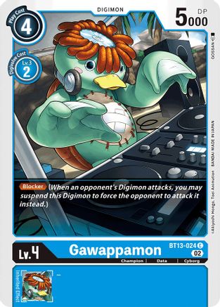 Gawappamon (BT13-024) [Versus Royal Knights] - Deck Out Gaming