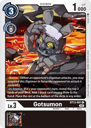 Gotsumon (BT13-061) [Versus Royal Knights] - Deck Out Gaming