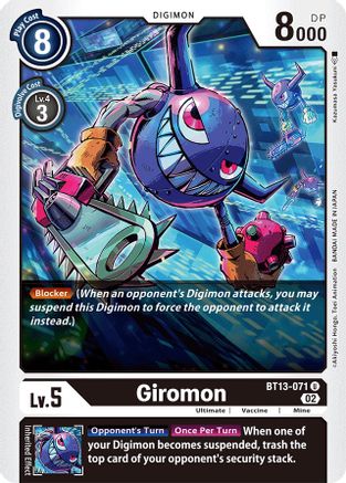 Giromon (BT13-071) [Versus Royal Knights] - Deck Out Gaming