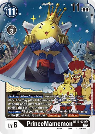 PrinceMamemon (BT13-074) [Versus Royal Knights] - Deck Out Gaming