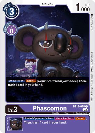 Phascomon (BT13-078) [Versus Royal Knights] - Deck Out Gaming