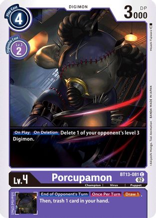 Porcupamon (BT13-081) [Versus Royal Knights] - Deck Out Gaming