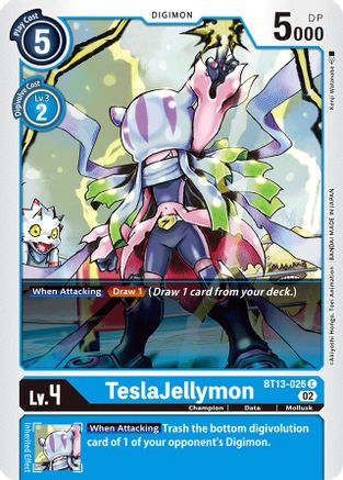 TeslaJellymon (BT13-026) [Versus Royal Knights] - Deck Out Gaming