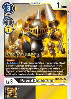 PawnChessmon - BT13-064 (BT13-064) [Versus Royal Knights Pre-Release Cards] Foil - Deck Out Gaming