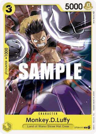 Monkey.D.Luffy (ST09-011) [Starter Deck 9: Yamato] - Deck Out Gaming