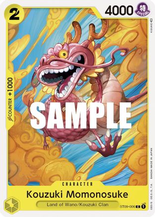 Kouzuki Momonosuke (ST09-006) [Starter Deck 9: Yamato] - Deck Out Gaming