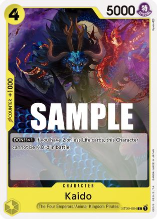 Kaido (ST09-004) [Starter Deck 9: Yamato] - Deck Out Gaming