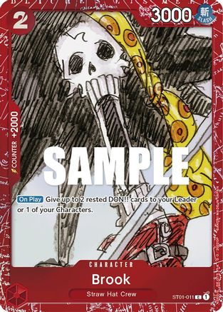 Brook (Premium Card Collection -ONE PIECE FILM RED Edition-) (ST01-011) [One Piece Promotion Cards] Foil - Deck Out Gaming