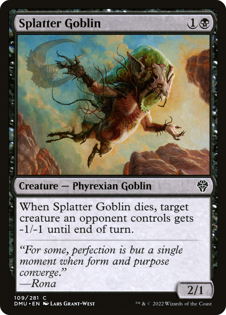 Splatter Goblin (109) [Dominaria United] foil - Deck Out Gaming