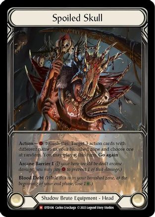Spoiled Skull (Extended Art) (DTD106) [Dusk till Dawn] Cold Foil - Deck Out Gaming