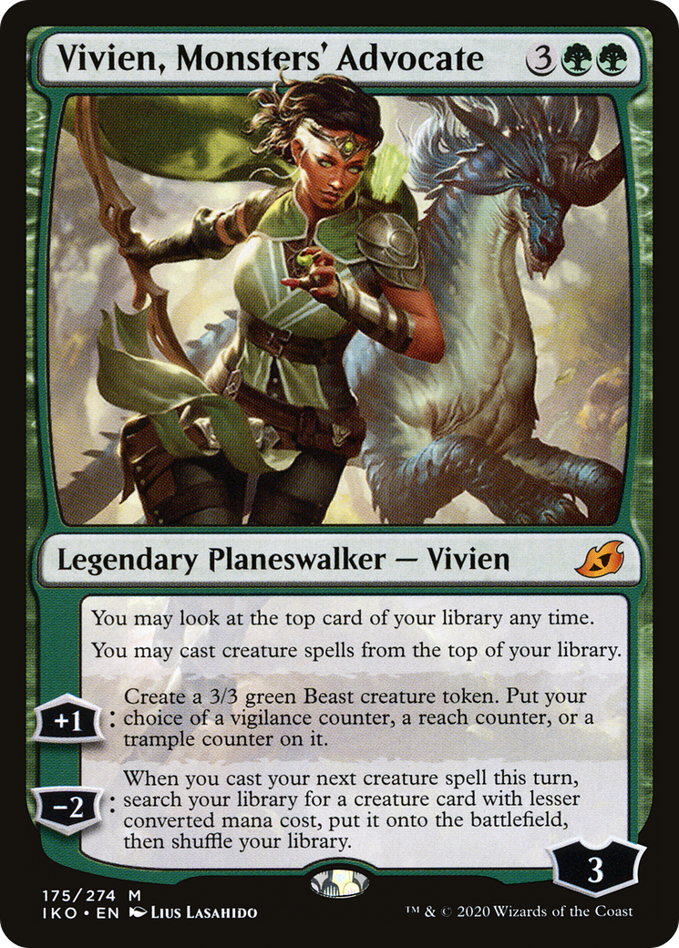 Vivien, Monsters' Advocate (175) [Ikoria: Lair of Behemoths] - Deck Out Gaming
