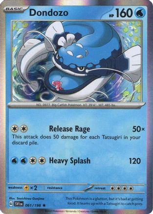 Dondozo - 061/198 (Line Holo) (61) [Miscellaneous Cards & Products] Holofoil - Deck Out Gaming