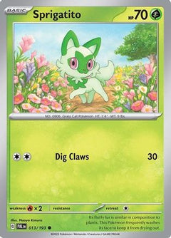 Sprigatito - 013/193 (Summer 2023 Collector Chest) (13) [Miscellaneous Cards & Products] Holofoil-1