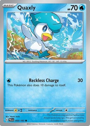 Quaxly - 050/193 (Summer 2023 Collector Chest) (50) [Miscellaneous Cards & Products] Holofoil - Deck Out Gaming