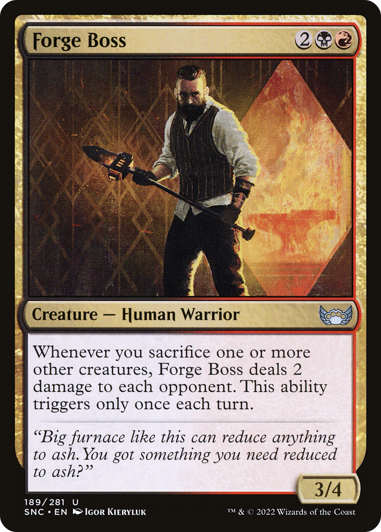 Forge Boss (189) [Streets of New Capenna] - Deck Out Gaming