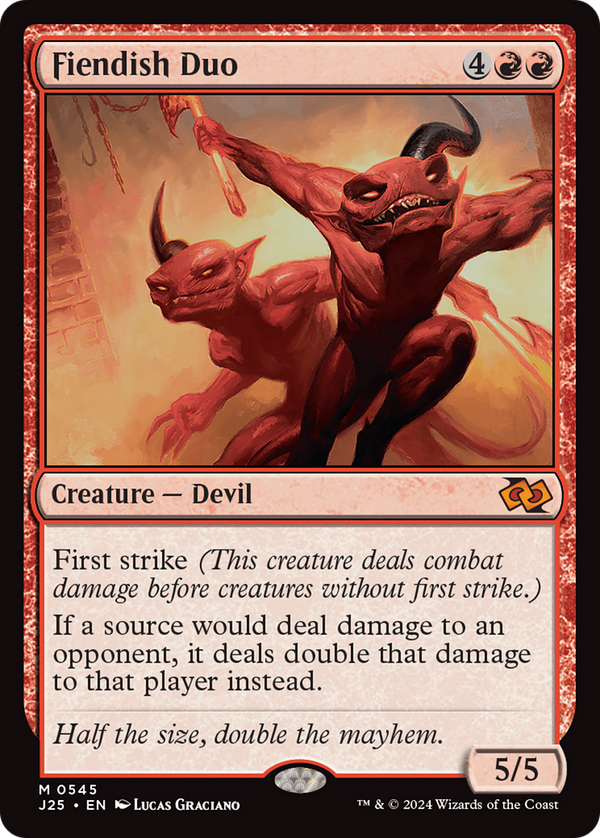Fiendish Duo (545) [Foundations Jumpstart] - Deck Out Gaming