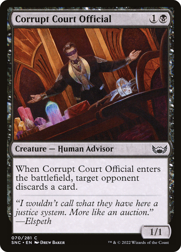 Corrupt Court Official (70) [Streets of New Capenna] - Deck Out Gaming