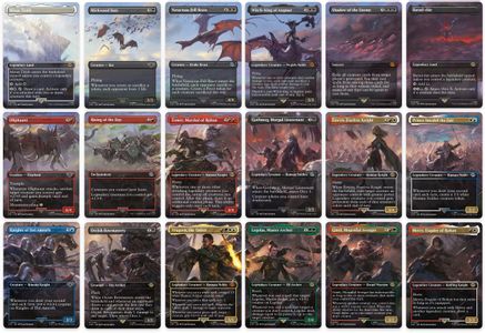 Battle of the Pelennor Fields Scene [Set of 18] (420-437) [Universes Beyond: The Lord of the Rings: Tales of Middle-earth] foil - Deck Out Gaming