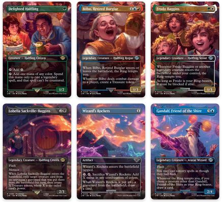 Bilbo's Birthday Party Scene [Set of 6] (399-404) [Universes Beyond: The Lord of the Rings: Tales of Middle-earth] - Deck Out Gaming