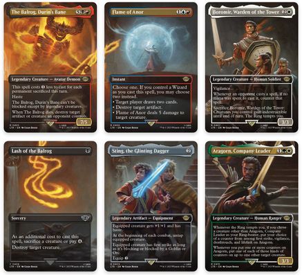 Bridge of Khazad-dum Scene [Set of 6] (405-410) [Universes Beyond: The Lord of the Rings: Tales of Middle-earth] foil - Deck Out Gaming