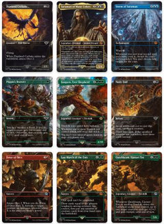 Isengard Destroyed Scene [Set of 9] (411-419) [Universes Beyond: The Lord of the Rings: Tales of Middle-earth] foil - Deck Out Gaming
